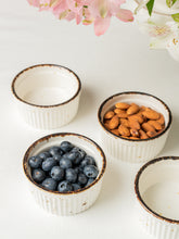 Porcelain Ramekins Set Of 6 - Bowls for Creme Brulee, Baking, Souffle, Lava Cakes, Pudding - 3.5 x 1.7 inches 6oz - Sandy